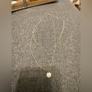 Chic Silver Layered Necklace